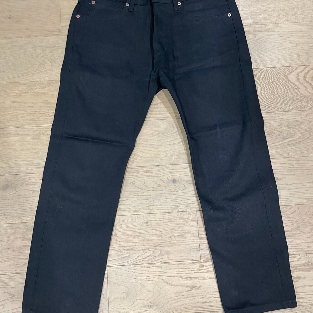 Billy Reid Mumford & Sons Limited Black Selvedge Jeans. 31"x27"